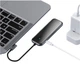 USB-хаб Baseus Multi-functional HUB Type-C to 3xUSB3.0+HD4K+RJ45+PD Deep gray (CAHUB-DZ0G) - зображення 5