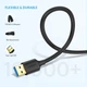 Кабель USB 3.0 Ugreen type A to USB 3.0 Ugreen type A 0.5M Black (US128) - изображение 12