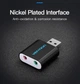 Карта Vention звуковая внешняя USB AUX Black (VAB-S17-BK) - изображение 9