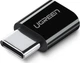 Перехідник-адаптер Ugreen USB Type-C to Micro USB Black US157 (30391) - зображення 1