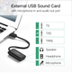 Карта звуковая Ugreen USB 2.0 внешняя (30724) - изображение 5