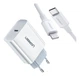Быстрое зарядное устройство Ugreen Quick charge 4.0 PD 3.0 20W + Кабель Ugreen MFi USB-C to Lightning 1M «‎CD137» - изображение 11