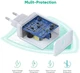 Зарядний пристрій Ugreen USB Type-C PD 2.0 QC 3.0 18W White (CD137) - зображення 5