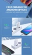 Зарядний пристрій Ugreen QC 4.0 PD 3.0 20W + Кабель Ugreen MFi USB-C to Lightning 1.5 м White (CD238) - зображення 5