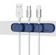 Утримувач для проводів універсальний Baseus Peas Cable Clip Blue «ACWDJ-03» - зображення 11