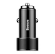 Автозарядное пристрій Baseus Small Screw 2USB 3.4 A Black (CAXLD-C) - зображення 6