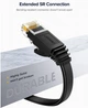 Патч корд Ugreen сетевой кабель 1000 Mбит\с Ethernet RJ45 Cat 6 плоский 5М Black (NW102) - изображение 11