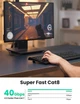 Патч корд UGREEN сетевой кабель 40 Гбит\с 2000 МГц Ethernet RJ45 Cat 8 плоский 2М Black (NW134) - изображение 11