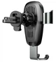 Держатель для смартфона Baseus Metal Wireless Gravity с беспроводной зарядкой на воздуховод Black «‎WXYL-B0A» - изображение 14