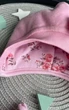 Утепленная весенняя шапочка для новорожденной девочки Rose 3-6 мес. (38-42 см) Lari Розовый - изображение 3