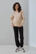 Теплые брюки - джоггеры для беременных из плотного трикотажа с начесом Berit warm XL Юла Мама Черный - изображение 7