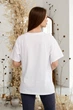 Хлопковая футболка для беременных и кормящих для любого срока Ankara XXL/3XL Lullababe Белый LB09AN102 - изображение 4