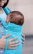 Эрго рюкзак регулируемый с рождения 0 - 18 месяцев "Adapt" Coolbabka Бирюзовый Feathers - изображение 2