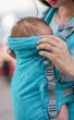 Эрго рюкзак регулируемый с рождения 0 - 18 месяцев "Adapt" Coolbabka Бирюзовый Feathers - изображение 4