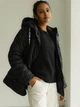 Пуховик зимовий короткий жіночий Seventeen 2102.5482 L-XL Чорний (Sev2000000184715) - зображення 11