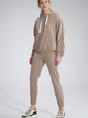 Bluza damska z kapturem kangurka Figl M801 M Beżowa (5902194407175) - obraz 3