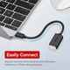 Кабель-адаптер OTG&nbsp;UGREEN US154 USB-C Male to USB 3.0 A Female Cable Black (30701) - изображение 3