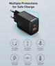 Сетевое зарядное устройство Baseus Dual Quick Charger Type c (PD)+ USB (QC3.0) 20w - изображение 3