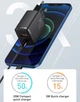 Сетевое зарядное устройство Baseus Dual Quick Charger Type c (PD)+ USB (QC3.0) 20w - изображение 4