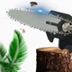 Мини аккумуляторная цепная пила UKC Mini Electric Chain Saw 1 24V Черный - изображение 3