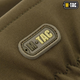 Тактичні рукавички M-Tac Winter Soft Shell Olive, Зимові військові рукавички, Теплі стрілецькі рукавички, XL - зображення 2