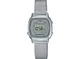 Жіночий наручний годинник CASIO LA670WEM-7EF Срібло\білий екран Водонепроникний - зображення 8