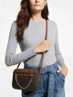 Сумка женская Michael Kors Jet Set Large Logo Crossbody Bag коричневая (35S1GTTC9B) - изображение 6
