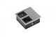 Розетковий блок ASA VERSAHIT Dual 1x220+1USB 5V (060.15F.00009) нержавіюча сталь - зображення 2