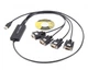 Кабель Viewcon USB - 4хCOM (M/M), (9+25pin), 1.4 м, Black (VE671) - зображення 3