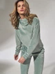 Bluza damska z kapturem elegancka Figl M745 S Miętowa (5902194386715) - obraz 6