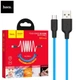 Кабель Hoco USB - Micro-USB 1м 2.4A силикон X21 Plus Blue (X21_M_Blue) - изображение 2