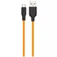 Кабель Hoco USB - Micro-USB 1м 2.4A силикон X21 Plus Orange (X21_M_Orange) - изображение 3