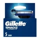 Сменные картриджи для бритья (лезвия кассеты) мужские Gillette Mach3 mach 3 Turbo кассеты 5 шт - изображение 2