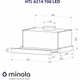 Витяжка Minola HTL 6214 BLF 700 LED - изображение 9