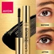 Багатофункціональна туш для вій 5 в 1 avon, коричнево-чорна, 10мл - зображення 2