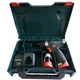 Шурповерт-дрель Metabo powermaxx bs basic, аккумуляторный, 2*12 в, 2 Ач, 0-360/0-1400 об/мин, патрон 1-10мм, шестигранник, 17/34 Нм, 0.8кг 600984500 - изображение 8