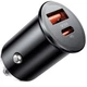 Зарядне автомобільне XO CC43 1хUSB+1хType-C PD+QC3.0 45W швидка зарядка для пристроїв Чорний - зображення 1