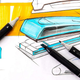 Набор двусторонних художественных маркеров для скетчинга Sketch Marker Touch 24 шт Цветные - изображение 4