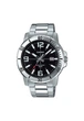 Мужские часы Casio MTP-VD01D-1B Черные с серебристым - изображение 6