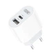 Сетевое зарядное устройство XO L97 PD с 1Type-C/1USB/2.4A с кабелем Type-C - MicroUSB Белое - изображение 2