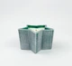 Аромасвічка Гранд Презент STAR CHERRY BLOSSOM GREEN-SILVER 100% WOOD WAX 150g 30h (NAC 1073) - зображення 5