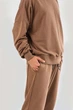 Світшот бежевого кольору owersize UKRS-9933 UkrGlamour - изображение 2