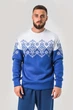 Чоловічий новорічний світшот сніжинка M UKRS-9936 UkrGlamour - изображение 1