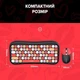 Комплект беспроводной - мышь и клавиатура T-Wolf TW-T660, red - изображение 2