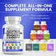 Премиальная антиоксидантная добавка Clean Nutraceuticals Glutathione 500mg Supplement with Vitamin C N Acetyl Cysteine 600mg Berberine 1000g Milk Thistle 1000mg Resveratrol Quercetin Alpha Lipoic Acid 60 капсул - изображение 4