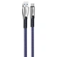 Кабель ColorWay USB - USB Type-C (M/M), 2.4 А, 1 м, Blue (CW-CBUC012-BL) - изображение 2