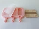 Формочки для мороженого Эскимо 3 шт силиконовые Палочки в наборе 19*10 cm / 9*4,8 cm H 2 cm - изображение 3