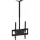 Потолочное крепление LCD/Plasma tv 26-55" Walfix cm-41b цвет черный, до 45 кг, vesa: 400х400, наклон: до -12 град, поворот: 180 град, расстояние от потолка 650 - 930 мм - изображение 1