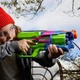 Бластер Нерф Мега Циклон Шок Еко Упаковка Nerf N-Strike MEGA Cyclone Shock Blaster Hasbro (F6326) - зображення 6