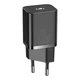 Сетевое зарядное устройство Baseus Quick Charger адаптер Type-C с быстрой зарядкой, 20W, Черный - изображение 2